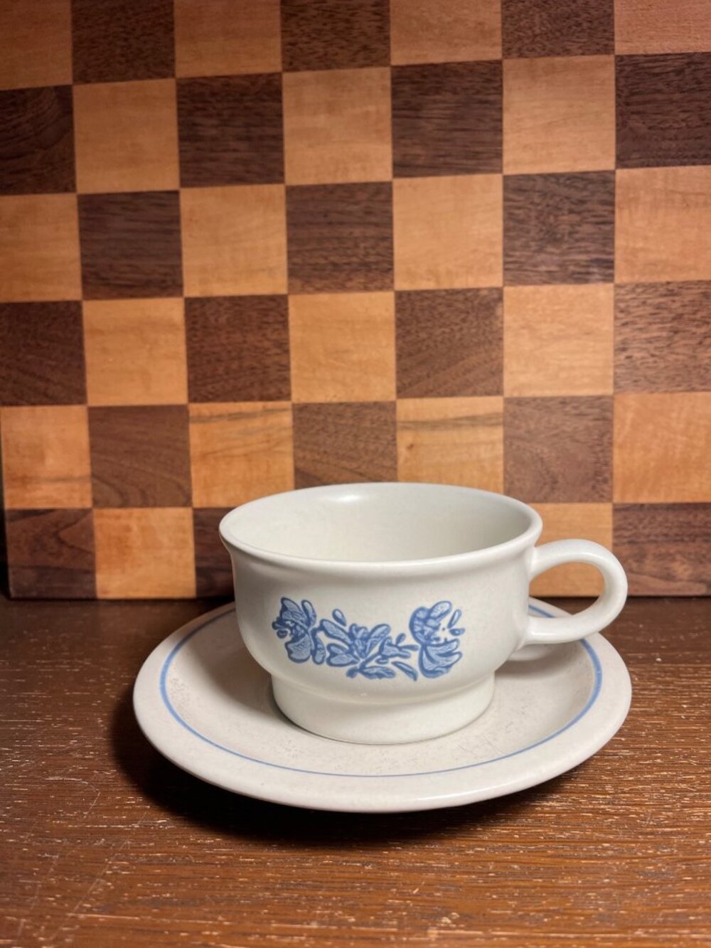 Pfaltzgraff Yorktown Blue Cup and Saucer